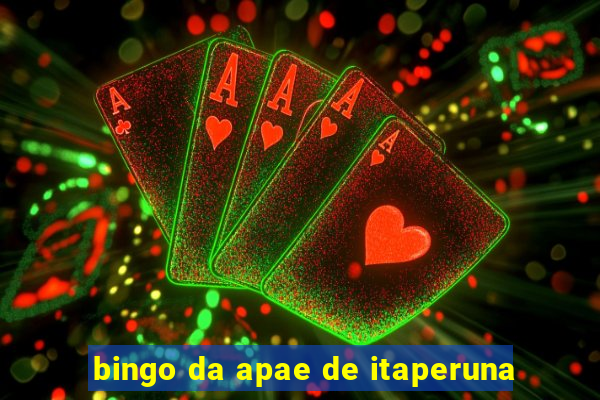 bingo da apae de itaperuna